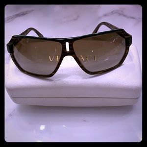 Versace 64mm Polarized Unisex Sunglasses